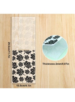 Embossing Folder 5.8X4 Inch Plastic Embossing Folders For Card Making Embossing Machine Template For Scrapbook Paper Craft Album Stamps Diy Décor (Maple Leaf Style) - pzsku/ZEF06C276310DB5BC524FZ/45/_/1688972350/cb118006-623d-448a-9ac6-1b91e4433432