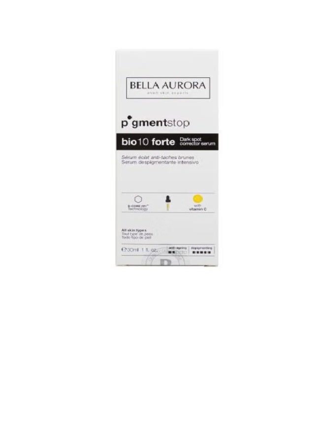 Bella Aurora Bio10 Forte Anti-Dark Spots Dropper Serum for All Skin Types 30ml - Image 1
