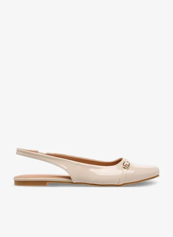 Celeste Women Metal Accent Slingback Sandals
