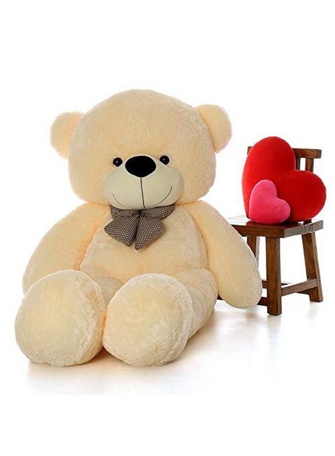 CLICK4DEAL Soft Toys Long Soft Lovable Huggable Cute Giant Life Size Figure Toy Child Safe Best For Birthday Gift Gift For Girlfriend 6 Feet Cream - Image 3