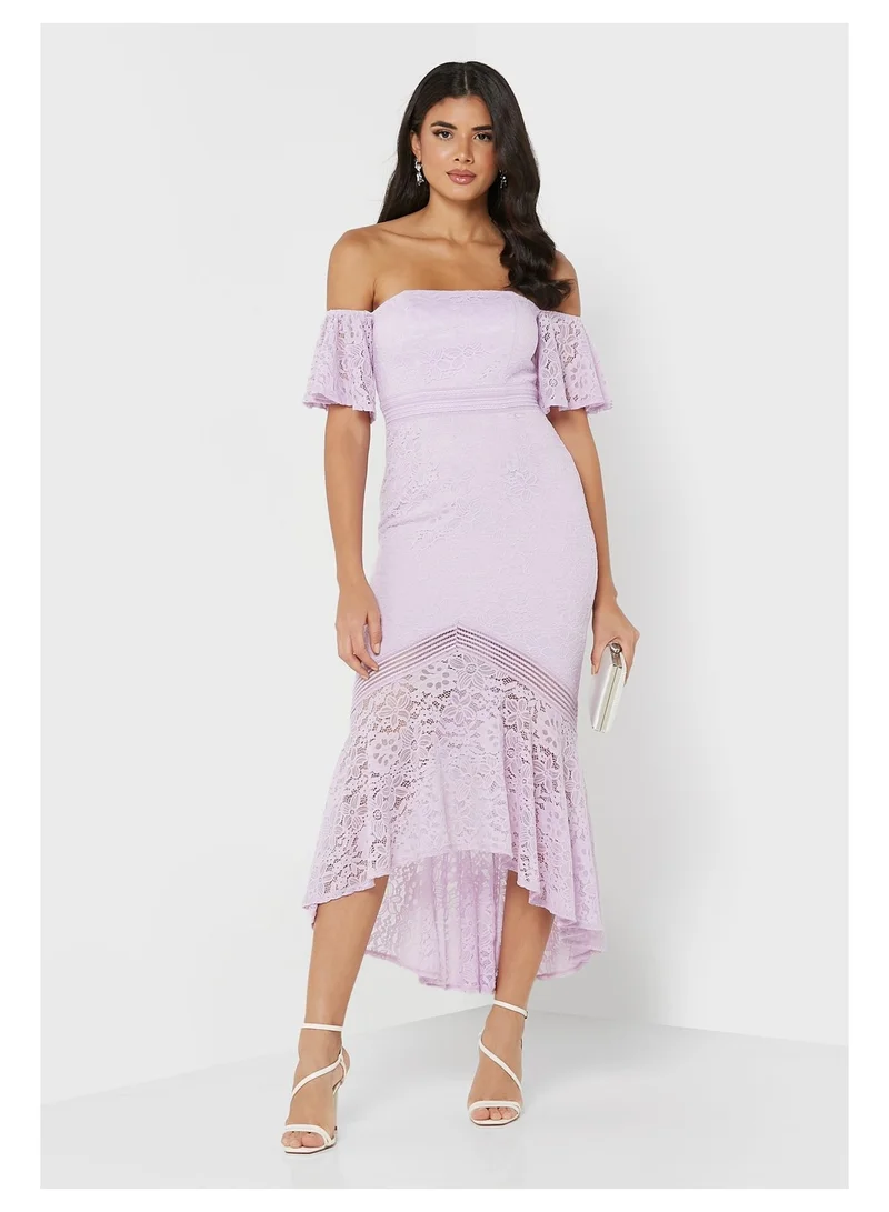 Little Mistress Little Mistress Lilac Dress