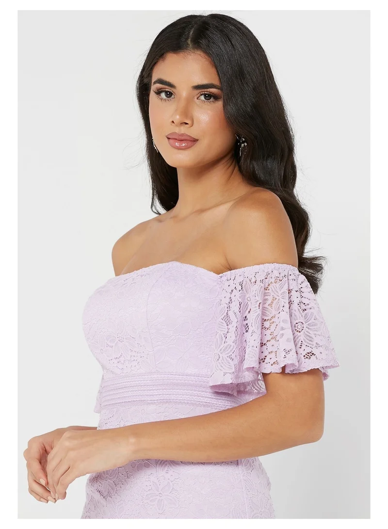 Little Mistress Little Mistress Lilac Dress