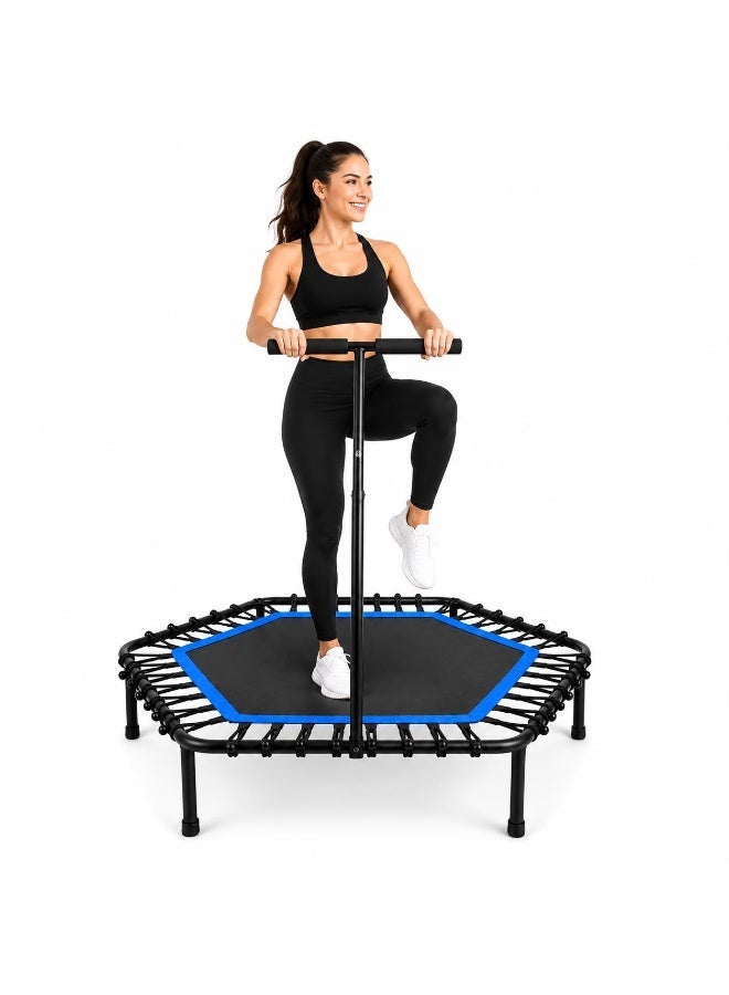 SportQ Home Trampoline Cardio Trampoline with Adjustable Handle, Stable Hexagonal Design, for Fitness and Daily Exercise - Image 1