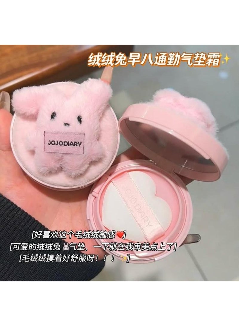 JOJO DIARY FLUFFY RABBIT AIR COUSHION BB CREAM - LONG LASTING -NO 02-NATURAL COLOR -13g - Image 1