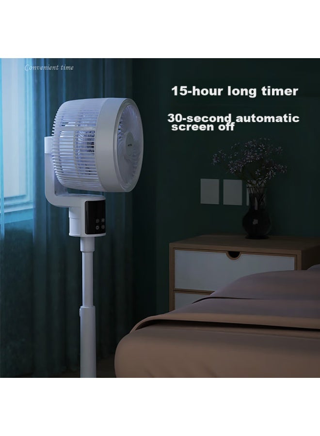 Aucma Air Circulation Fan, Home Electric Fan, Dc Inverter Floor Fan, Adjustable Height, Remote Control, Quiet Operation, Low Noise, Oscillating, Convection, A205 - Image 4