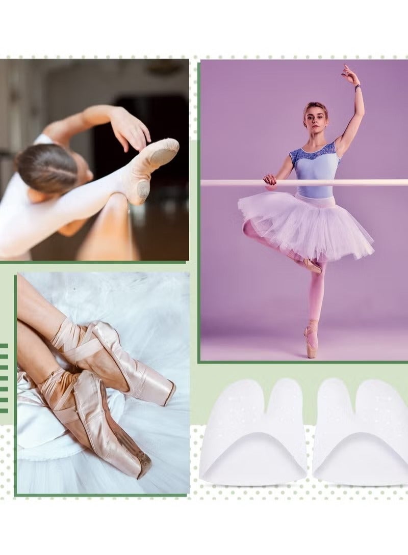 Toe Protectors with Metatarsal Pads, Toe Protectors Silicone Toe Covers Gel Toe Caps Pointe Shoe Protectors Ballet Shoes Toe Caps with Breathing Holes Comfortable Toe Pads - Unisex (4 Pieces) - Image 2