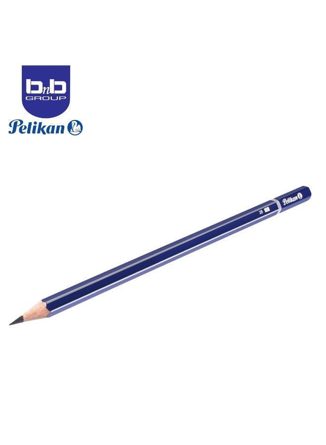 بيلكان أقلام رصاص خشبية سداسية الشكل HB، قلم رصاص HB مع ممحاة ومبراة، غير سام وصديق للبيئة، مثالي للأطفال والطلاب، كتابة سلسة للمدرسة والرسم - Image 3