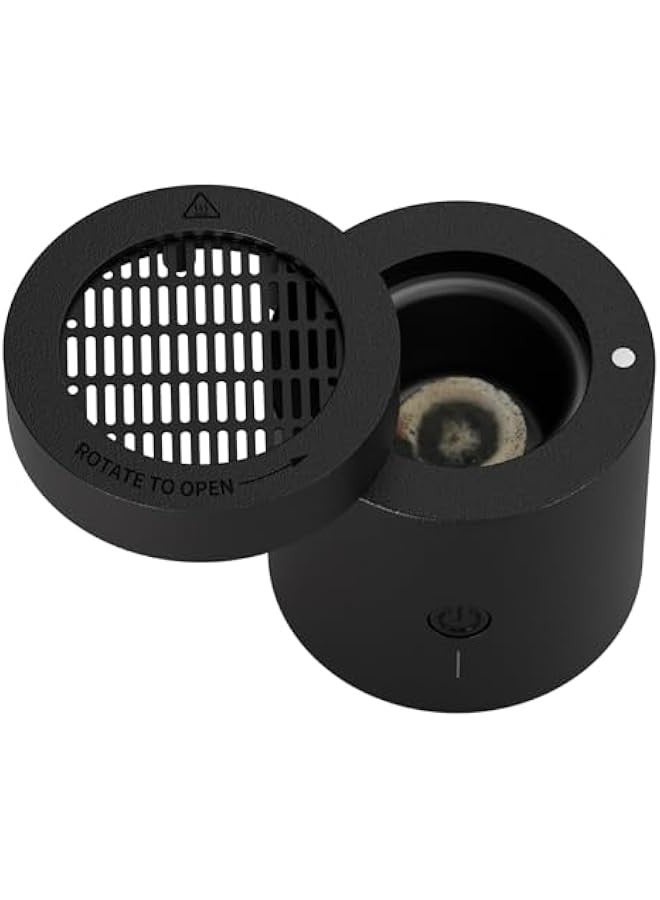 Rotating flip Electric Incense Burner bakhoor Portable USB Charging Smart Electronic Aromatherapy Machine (Special Coal briquettes Charcoal Fragrance)  - Image 1