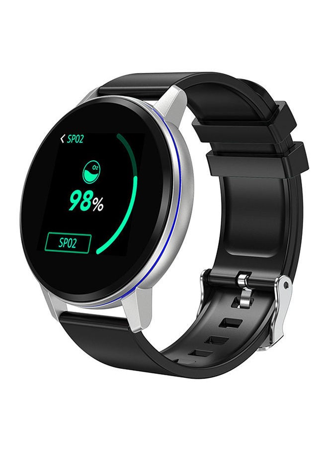 NIBEMINENT - Waterproof Fitness Tracker Smart Watch 1.2inch Black - Image 1