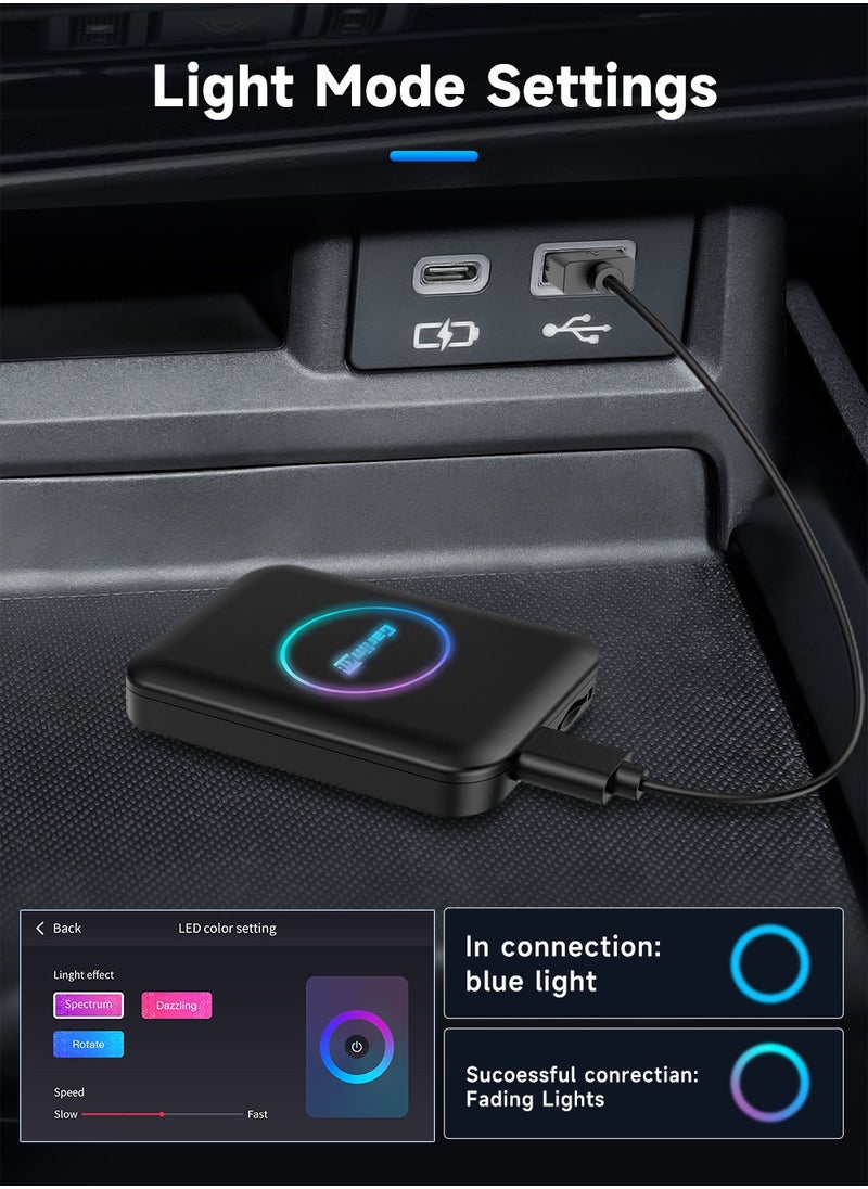 Carlinkit - CarlinKit Lite S Android TV Box 5-In-1 4GB RAM + 32GB ROM Wireless Adapter Support Netflix IPTV Wireless Android Auto&CarPlay Dongle For Car Radio HDMI Output 1080P - Image 1