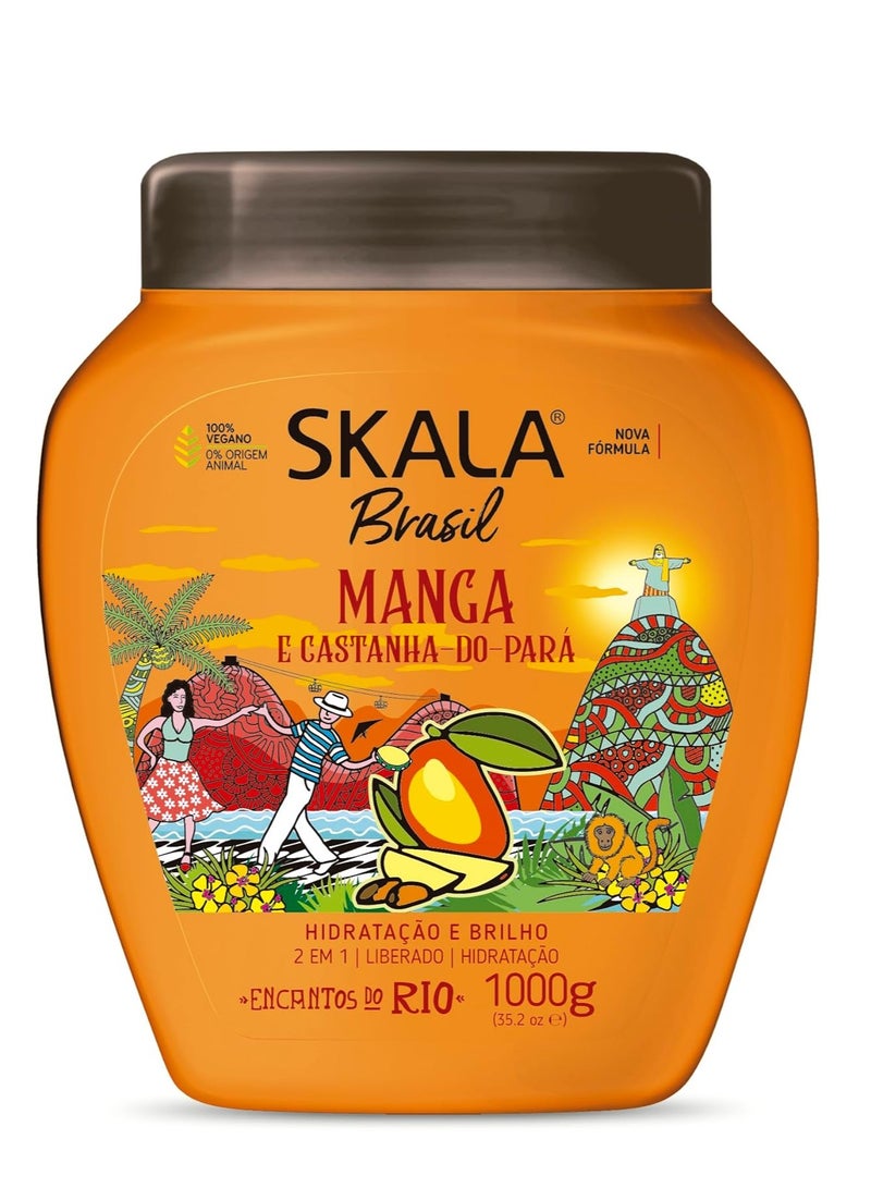 SKALA SKALA Hair Type 3ABC - Eliminate Anti Frizz, For Curly Hair -2 in 1 Conditioning Treatment Cream and Cream To Comb -100% VEGAN - Extra Large Size 1 kg  - Image 4