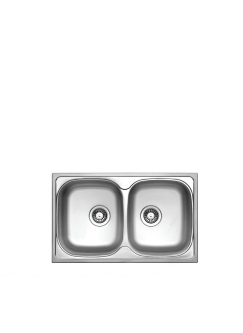 UKINOX Turkish square basin with drainer CL.780.480.20 78*48