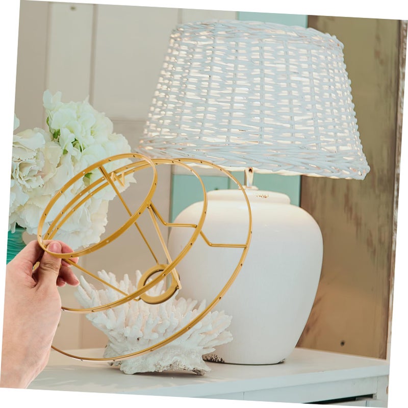 إطار قفص ضوء مصباح معدني للجدار والمكتب والطاولة DIY - دعامة متينة - Image 4