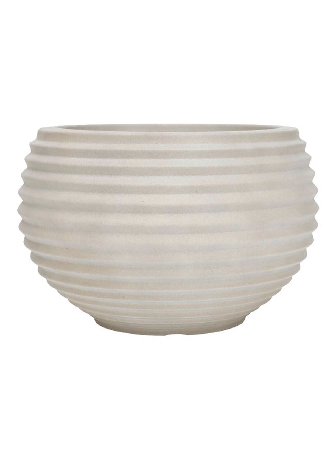 serene Bellan UV-Resistant Fiberglass Planter Sand Beige 35 x 53.5 x 53.5 cm GL8601B.15