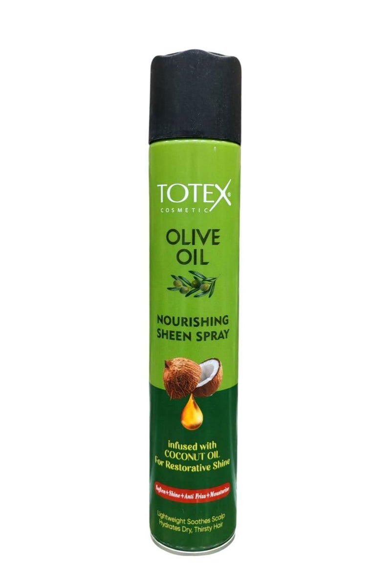 Totex Cosmetic Olive Oil Nourishing Sheen Spray 400 ml