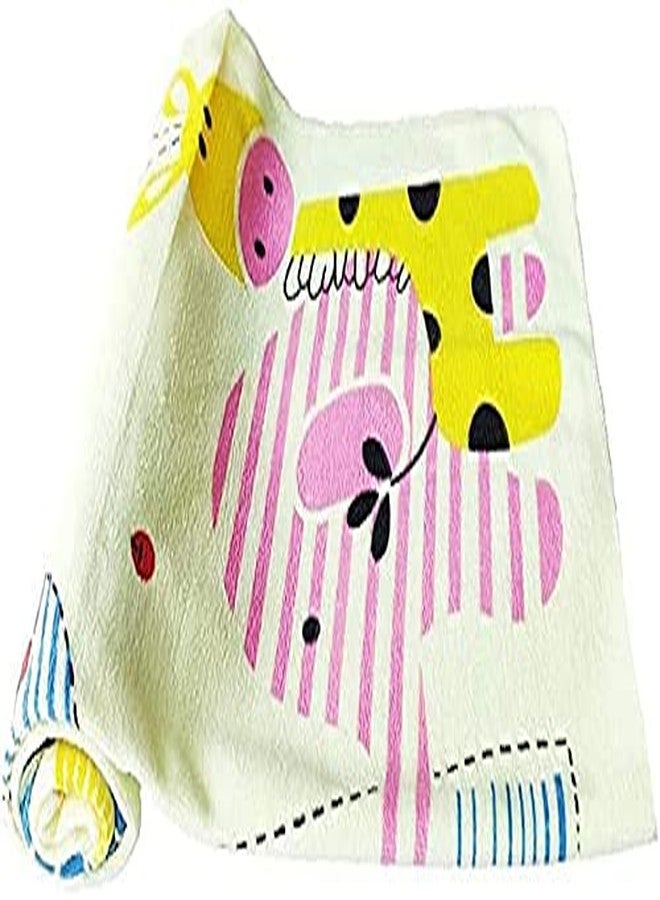 Yookidoo 100% Soft Cotton Baby Bath Towel for Infants/New Born/Babies (0-12 Months) (Colours & Prints Vary) (Pack of 3 Towel) - Image 5