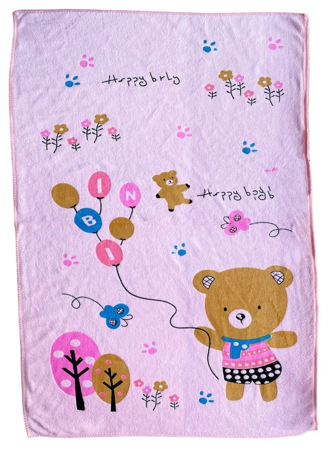 Yookidoo 100% Soft Cotton Baby Bath Towel for Infants/New Born/Babies (0-12 Months) (Colours & Prints Vary) (Pack of 3 Towel) - Image 4