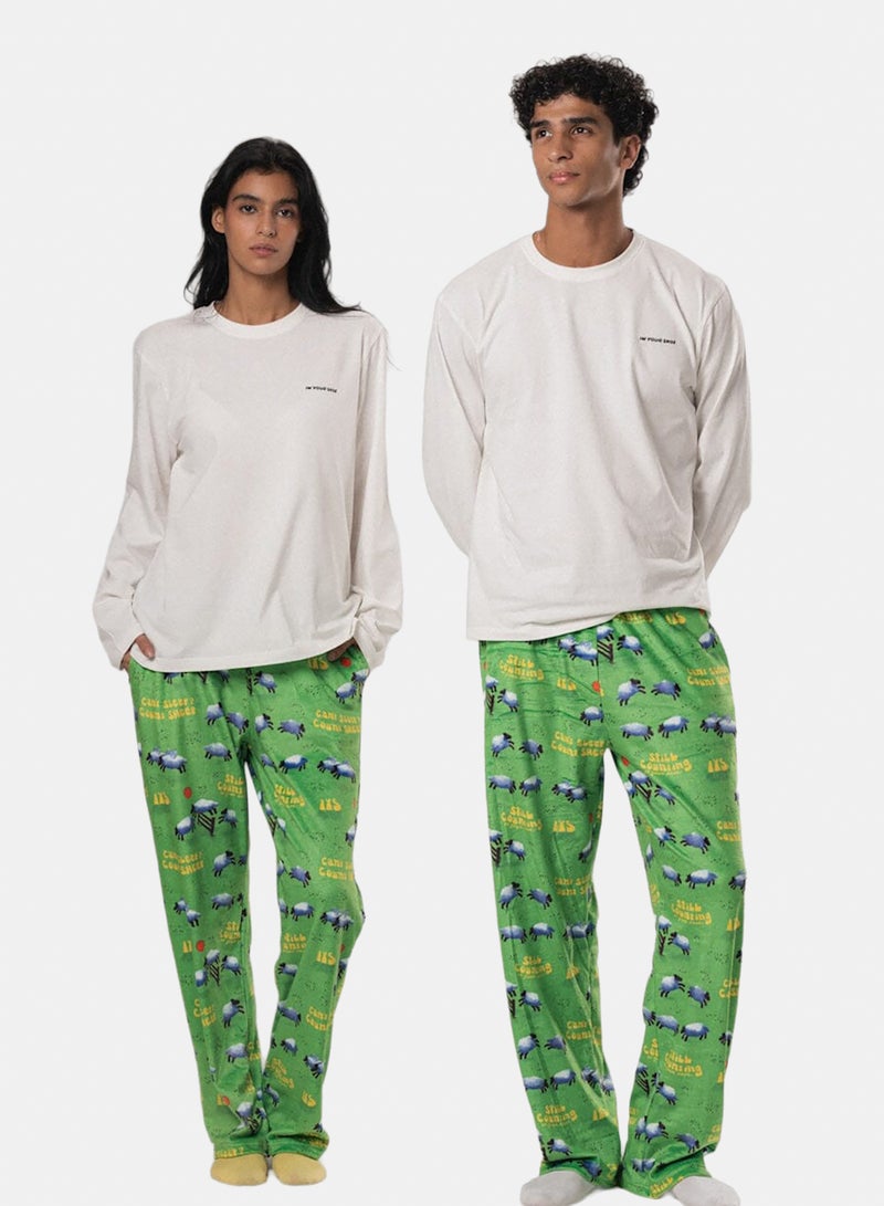 In Your Shoe Counting Sheeps Fluffy Pyjama Pants - Image 2
