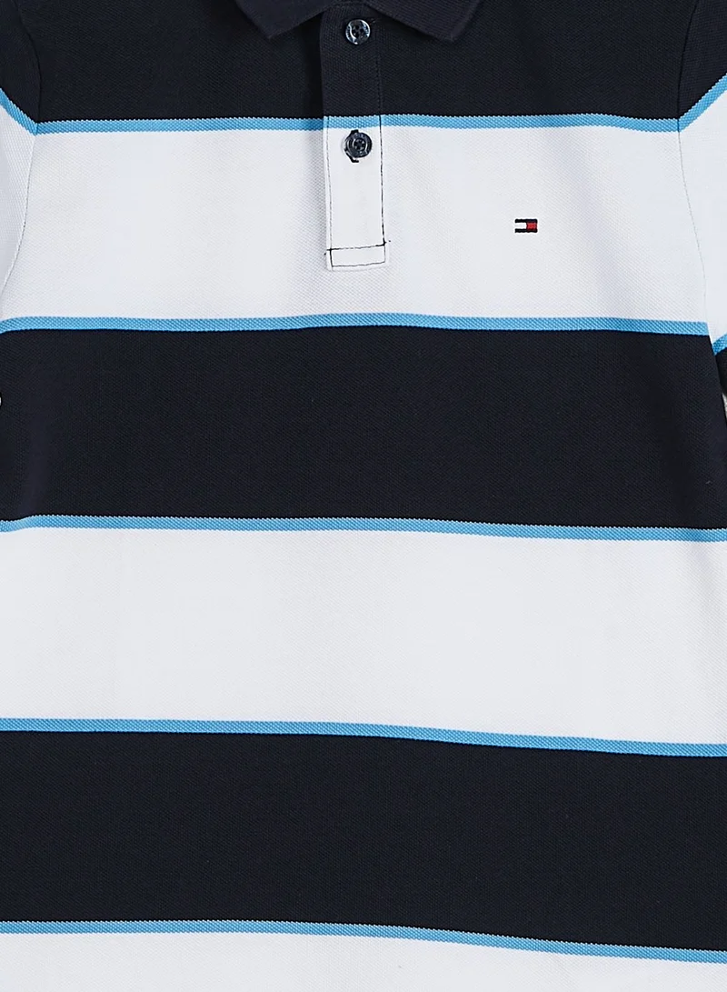 TOMMY HILFIGER Youth Rugby Striped Polo