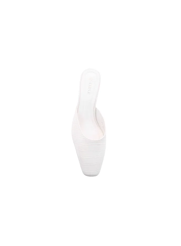 Cuple White Heel Shoes – Sharp & Elegant for Women | Best Price UAE