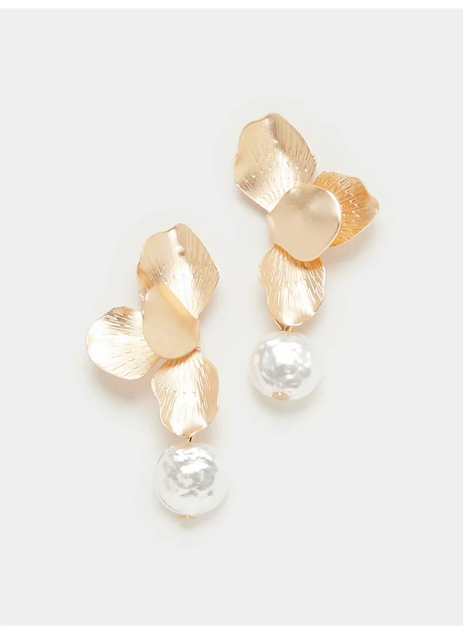ستايلي Styli Floral Drop Earrings