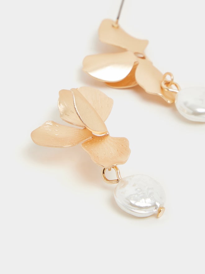 Styli Styli Floral Drop Earrings  - Image 4