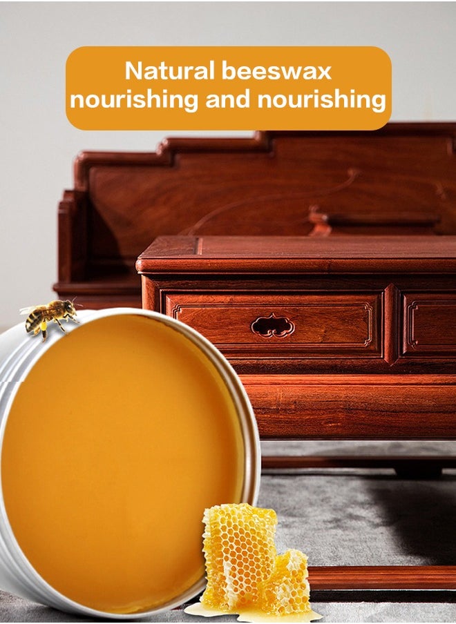 Lemon Natural Beeswax Furniture Polish Wood Seasoning Beeswax, for Wood Polish and Conditioner, Multipurpose, Waterproof and Repair Wood Wax Wood Cleaner  - Image 5