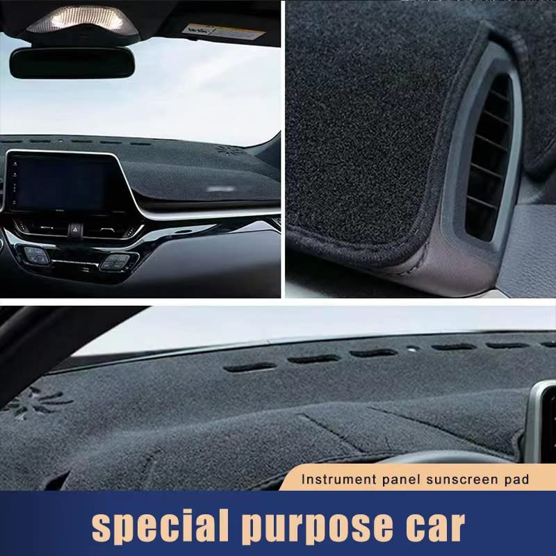 Tcxdioo Dashboard Dash Board Cover Mat Carpet Compatible Sunshield Cover Dashboard Mat Protector for Ford Explorer 2011-2019… - Image 3