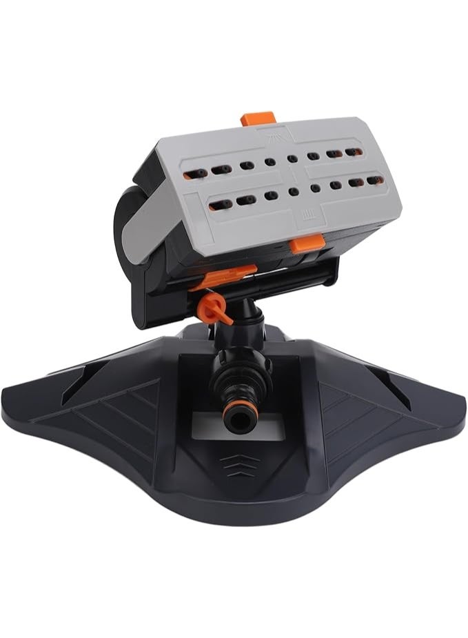 Cryfokt Lawn Sprinklers, 16 Hole Automatic Oscillating Water Sprinkler, 4 Spray Modes Irrigation System, Automatic Watering System for Yard Garden, Easy Adjust Range Control, Automatic Garden Water Sprinkler - Image 1