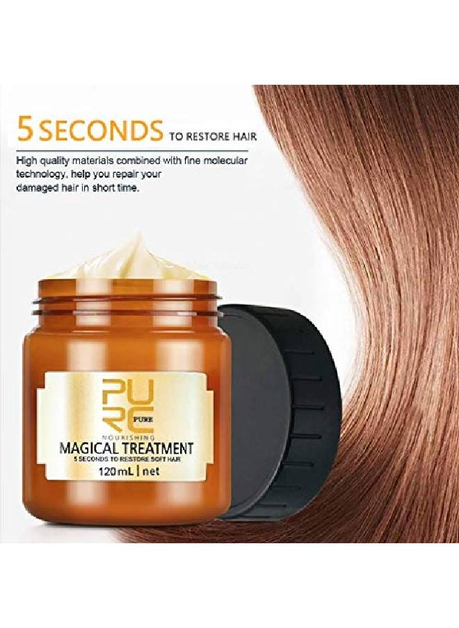 VG VOGCREST - Purc Magical Hair Treatment Mask, Advanced Molecular Hair Roots Treatment Professional Hair Conditioner, 5 Seconds To Restore Soft, Deep Conditioner Suitable For Dry & Damaged Hair - Image 1
