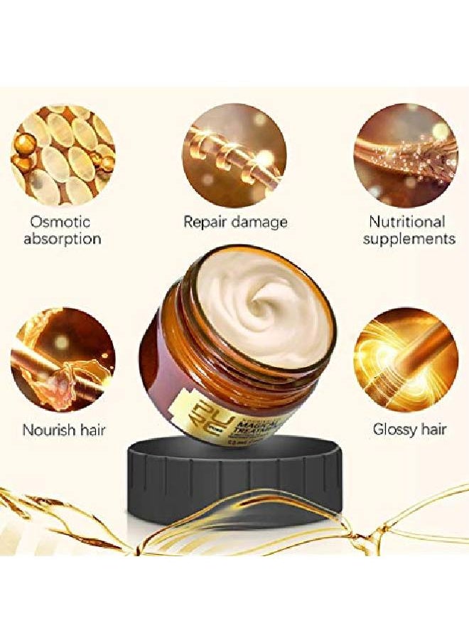VG VOGCREST - Purc Magical Hair Treatment Mask, Advanced Molecular Hair Roots Treatment Professional Hair Conditioner, 5 Seconds To Restore Soft, Deep Conditioner Suitable For Dry & Damaged Hair - Image 1