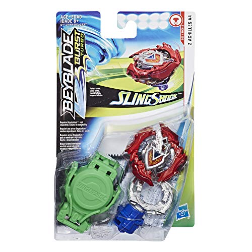 Beyblade Burst Turbo Slingshock Starter Pack Z Achilles A4 Top and Launcher Multicolor - Image 3
