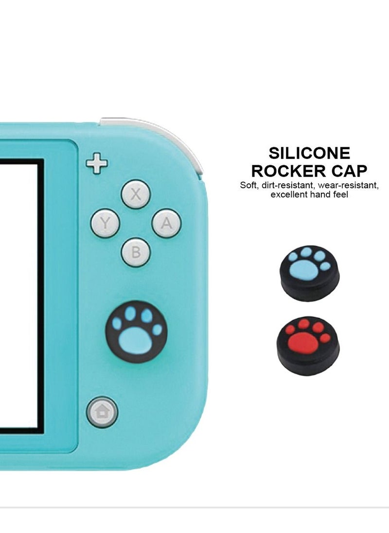 KASTWAVE - Nintendo Switch Lite Accessories Kit, Portable Nintendo Switch Lite Carrying Case Storage Bag for Nintend Switch Lite Kit with Cap Game Card Box Tempered Screen Protector Cleaning Bag Type C Cable - Image 1