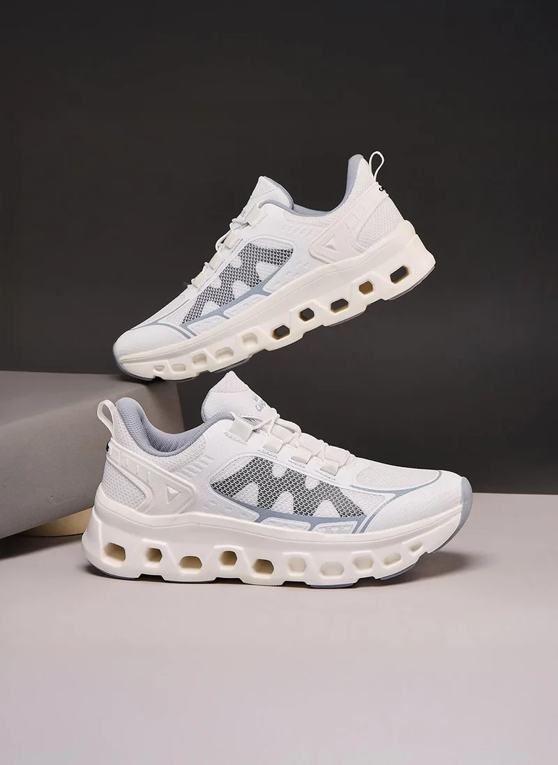 CAMPUS Men Necter Marathon Sublimation Lace-Up Running Shoes-White