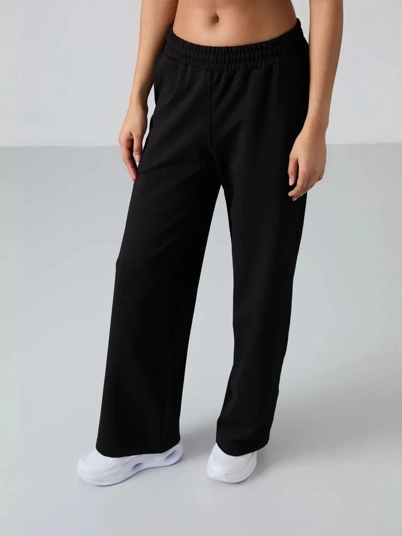 تومي لايف TOMMY Wide-Leg Pull-On Sweatpants