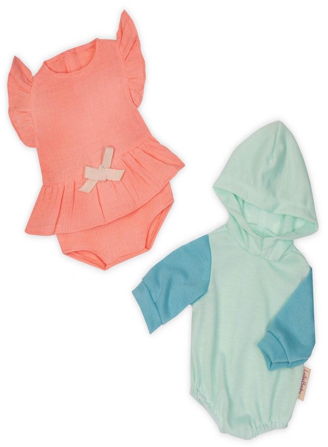 Lullababy لولا بيبي - دمية طفل واقعية بطول 14 بوصة - عيون بنية، لون بشرة دافئ وجسم ناعم قابل للعناق - ملحقات كشف جنس الطفل - لعب تمثيلي 2+ سنوات - دمية طفل لكشف الجنس - Image 4