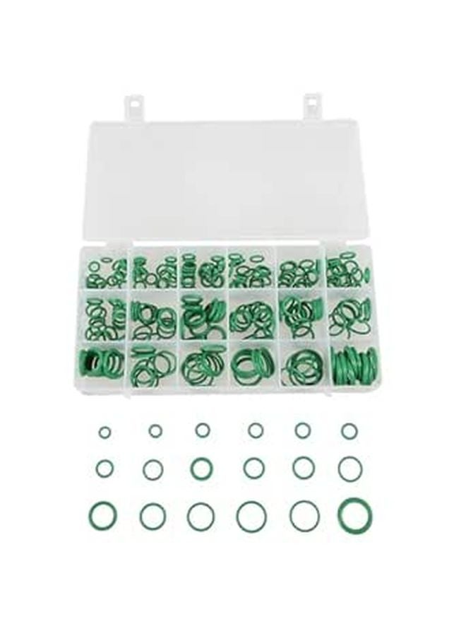 270 Pcs Green Rubber Automotive O Ring Assortment Kit For Car AC Compressor Repair - Image 1