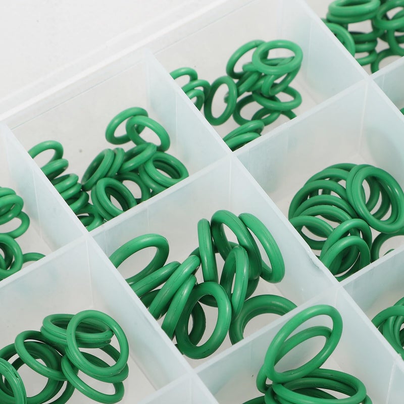 270 Pcs Green Rubber Automotive O Ring Assortment Kit For Car AC Compressor Repair - Image 5