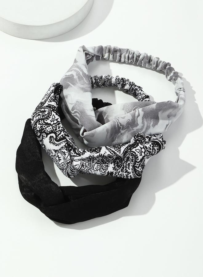 Take Two Set of 3 - Twisted Detail Headband - Image 4
