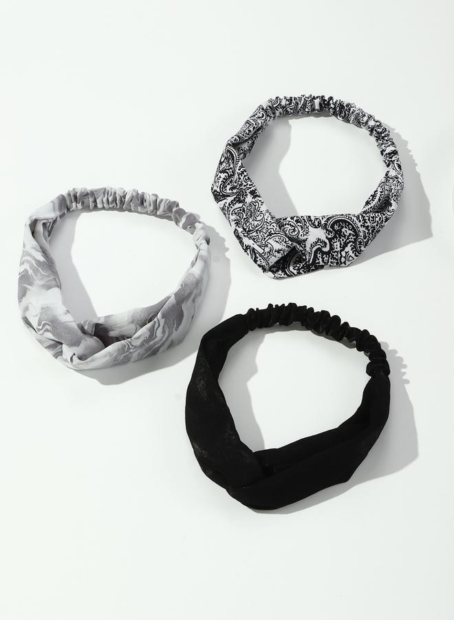 Take Two Set of 3 - Twisted Detail Headband - Image 5