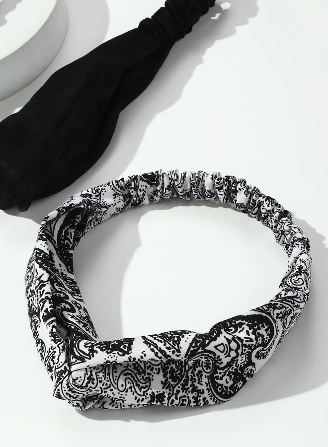 Take Two Set of 3 - Twisted Detail Headband - Image 3