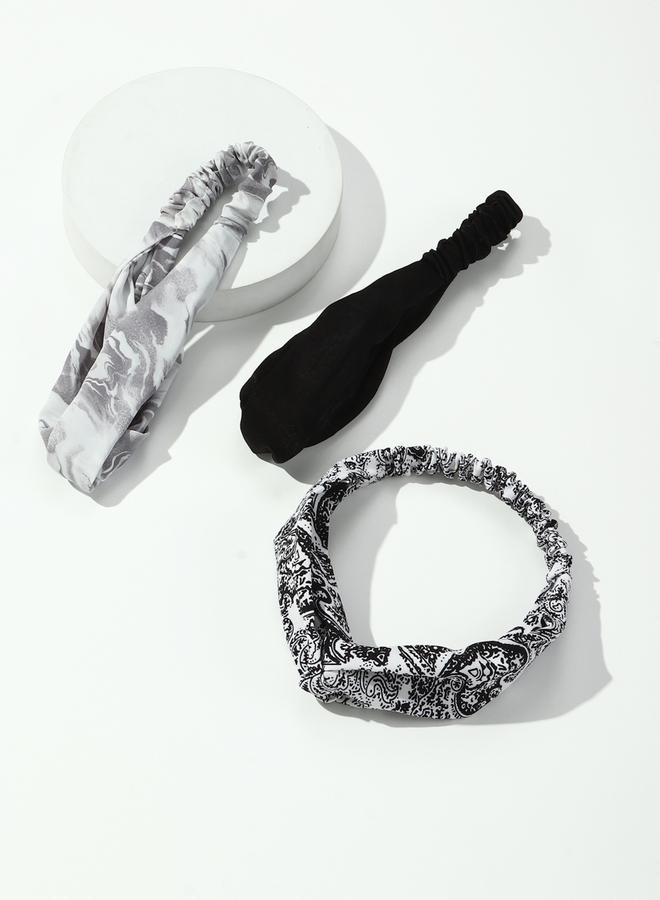Take Two Set of 3 - Twisted Detail Headband - Image 2