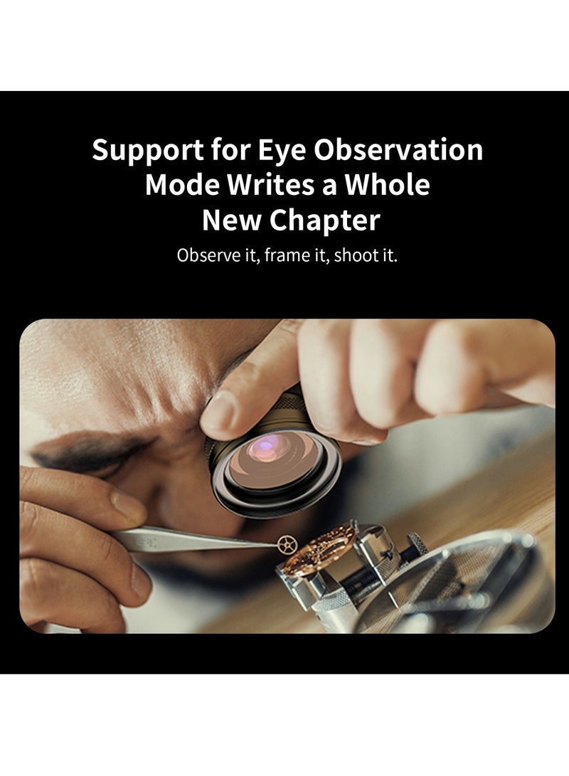 Universal Macro Zoom Lens for Samsung, iPhone, and Smartphones - ZM100MM Machine Lens for Epic Eye Observation Mode, Clamp Micro Lenses Included - Image 3