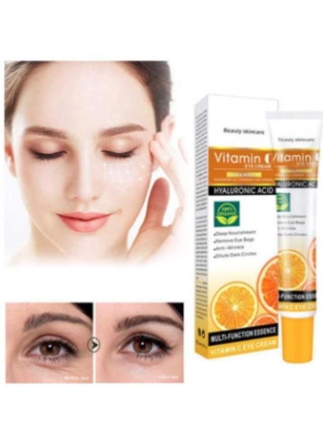 Disaar Beauty Eye Whitening Cream Anti Wrinkle Ageing Vitamin С Organic Multicolour 25ml+Dermopurifyer Oil Control Face Cleansing Gel For Blemish And Acne-Prone Skin 200ml  - Image 2