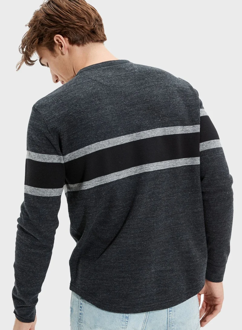 American Eagle Colour Block Crew Neck T-Shirt