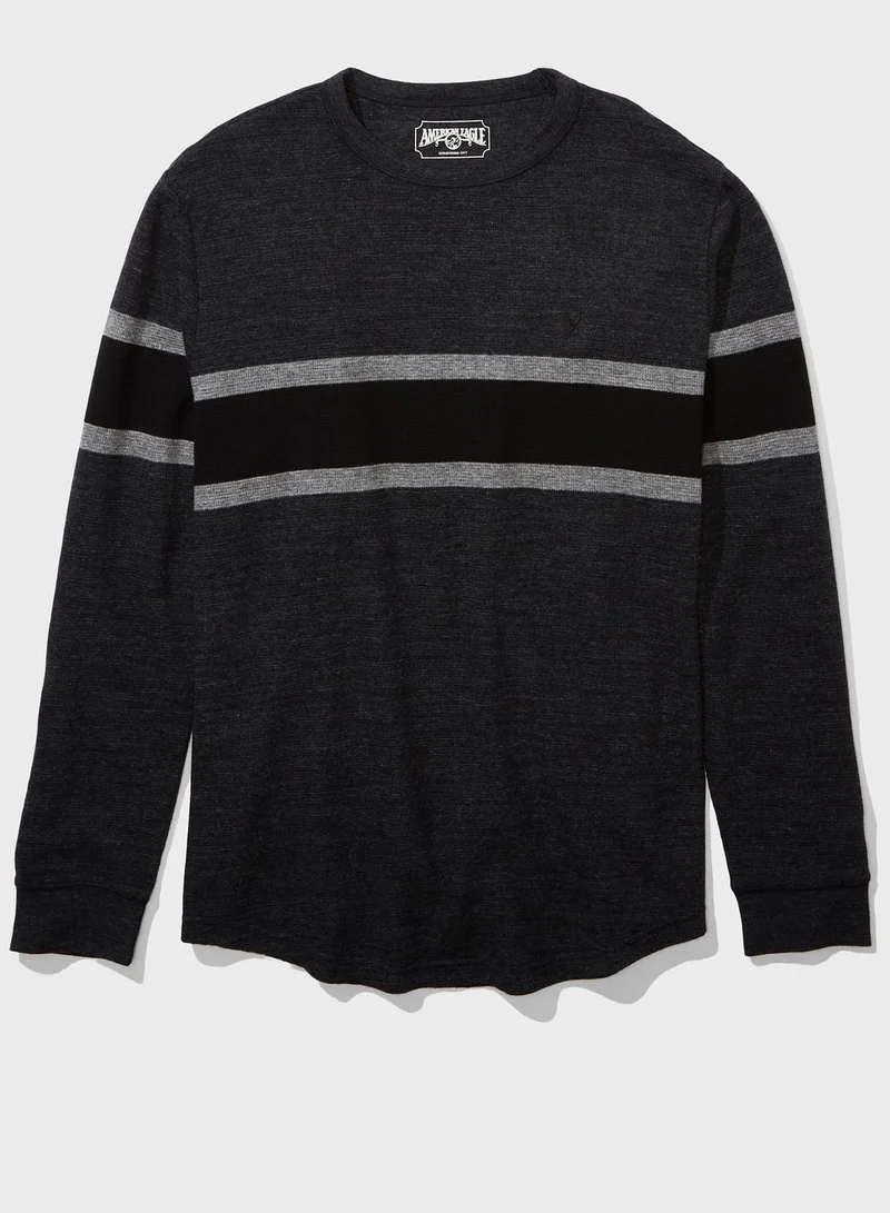 American Eagle Colour Block Crew Neck T-Shirt