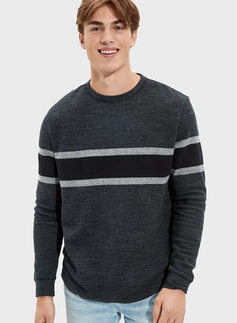 American Eagle Colour Block Crew Neck T-Shirt