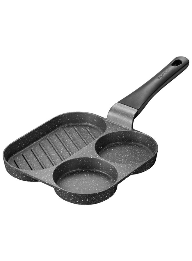 Supor Non-stick Frying Pan, Three-hole Maifanshi Color Multifunctional Breakfast Pan, Ej05lap02 - Image 5