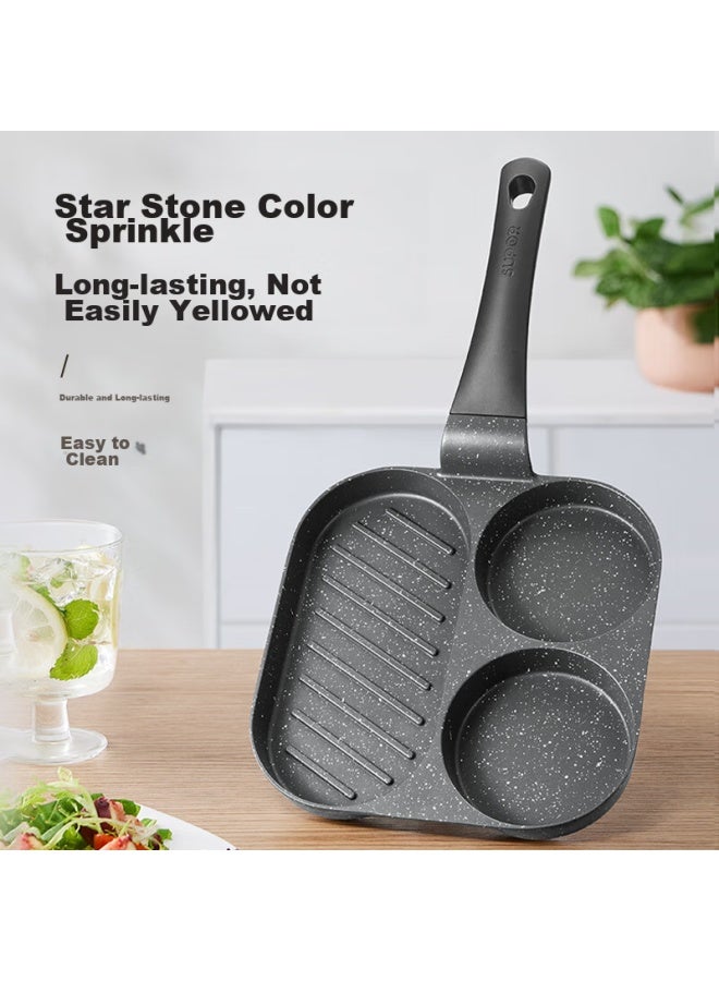 Supor Non-stick Frying Pan, Three-hole Maifanshi Color Multifunctional Breakfast Pan, Ej05lap02 - Image 3