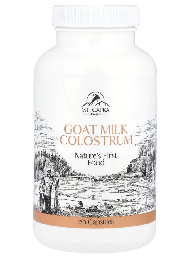 MT. CAPRA SINCE 1928 Goat Milk Colostrum 120 Capsules